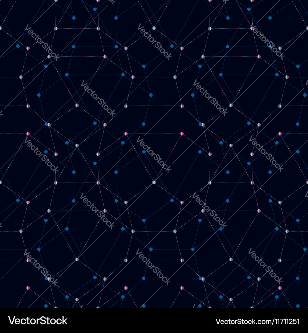 Seamless polygonal pattern abstract dark Vector Image