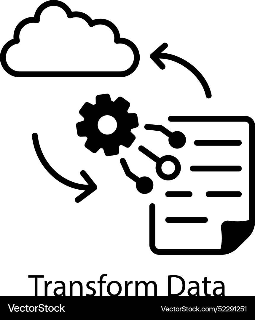 Transform data vector image