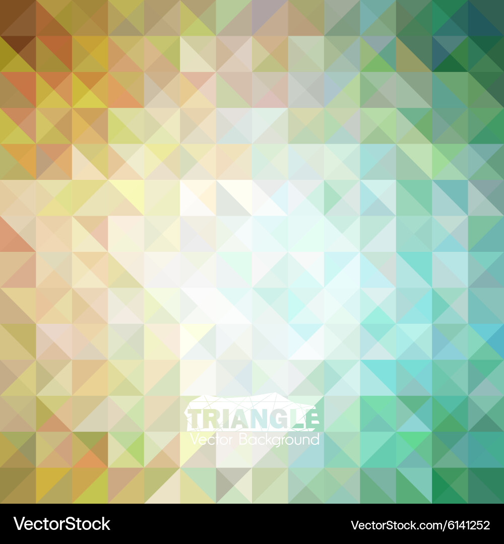 Abstract colorful triangle background vector image