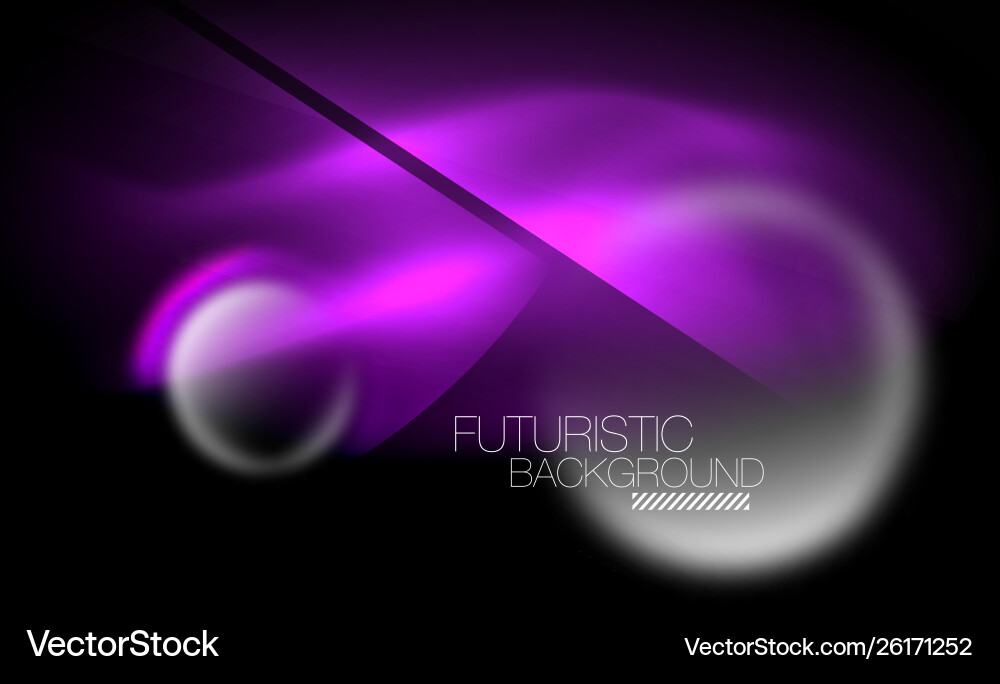 Blurred Neon leuchten runde Formen abstrakt Blurred Neon leuchten runde Formen abstrakt vektorbild