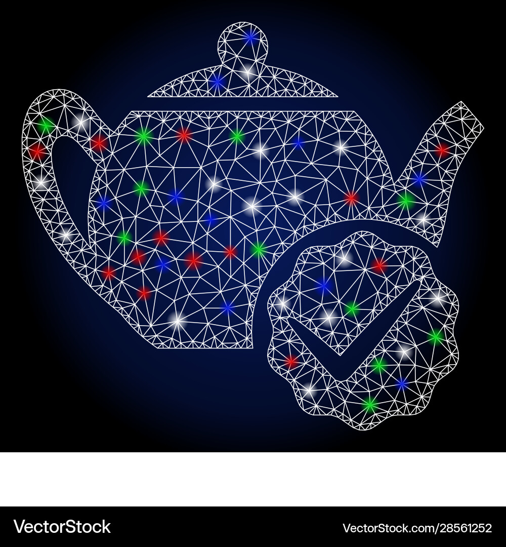 Flare mesh network for dummies only with vector image