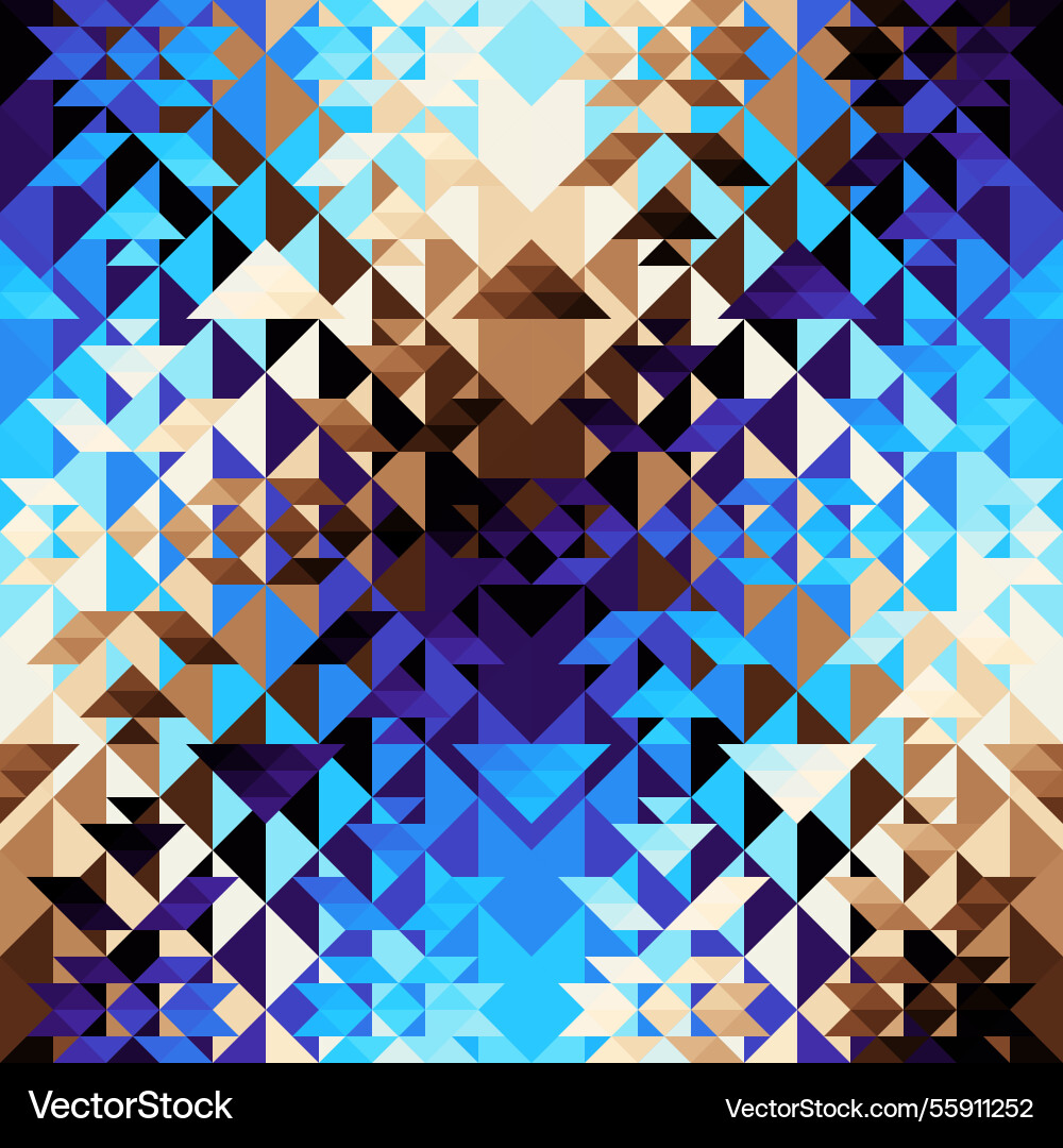 Geometric abstract triangles pattern seamless Geometric abstract triangles pattern seamless vector image
