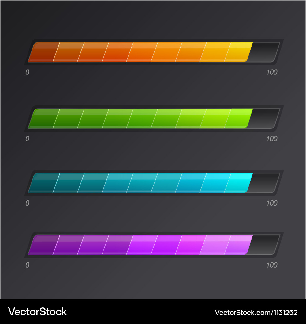 Loading Bar Preloader vector image