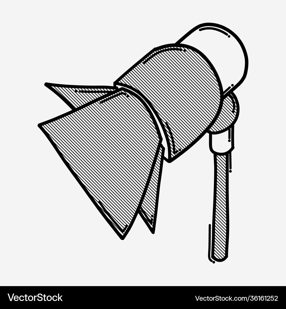 Studio lighting doodle icon drawing sketch hand Vector Image