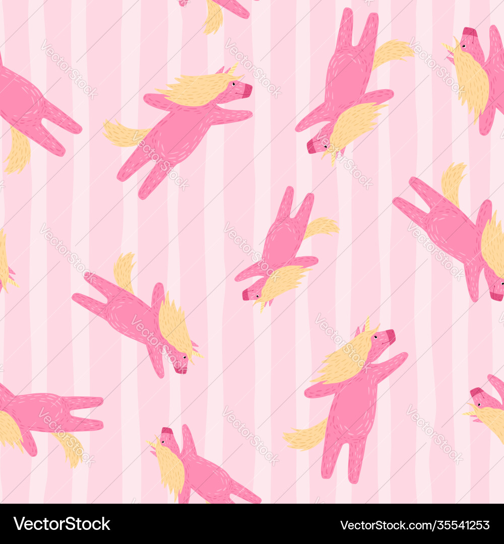 Abstract imagination seamless pattern with random Vector Image