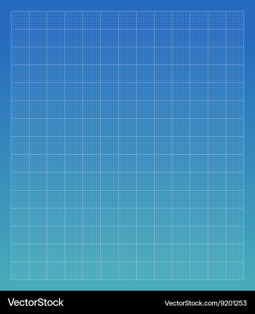 Architectural Grid Blueprint Vector Image