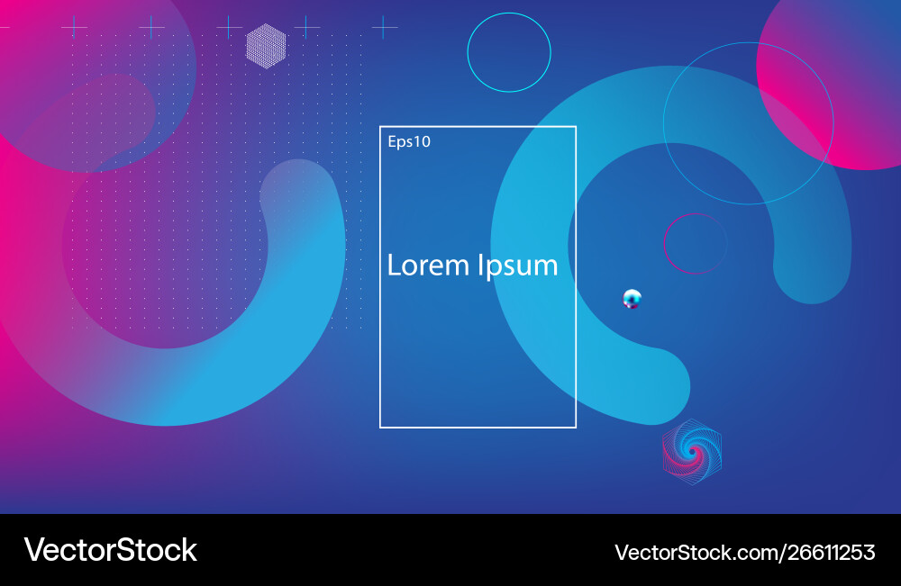 Minimal geometric with fluid design background Minimal geometric with fluid design background Vector Image