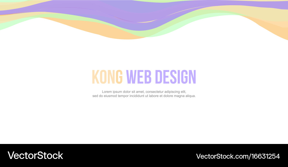 Abstract background website header simple design Vector Image