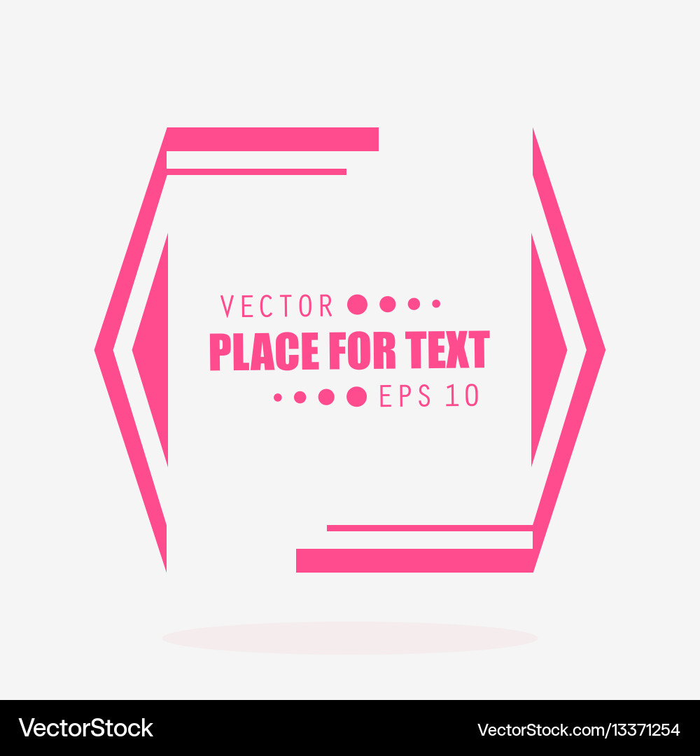 Abstract concept empty speech square quote Vector Image