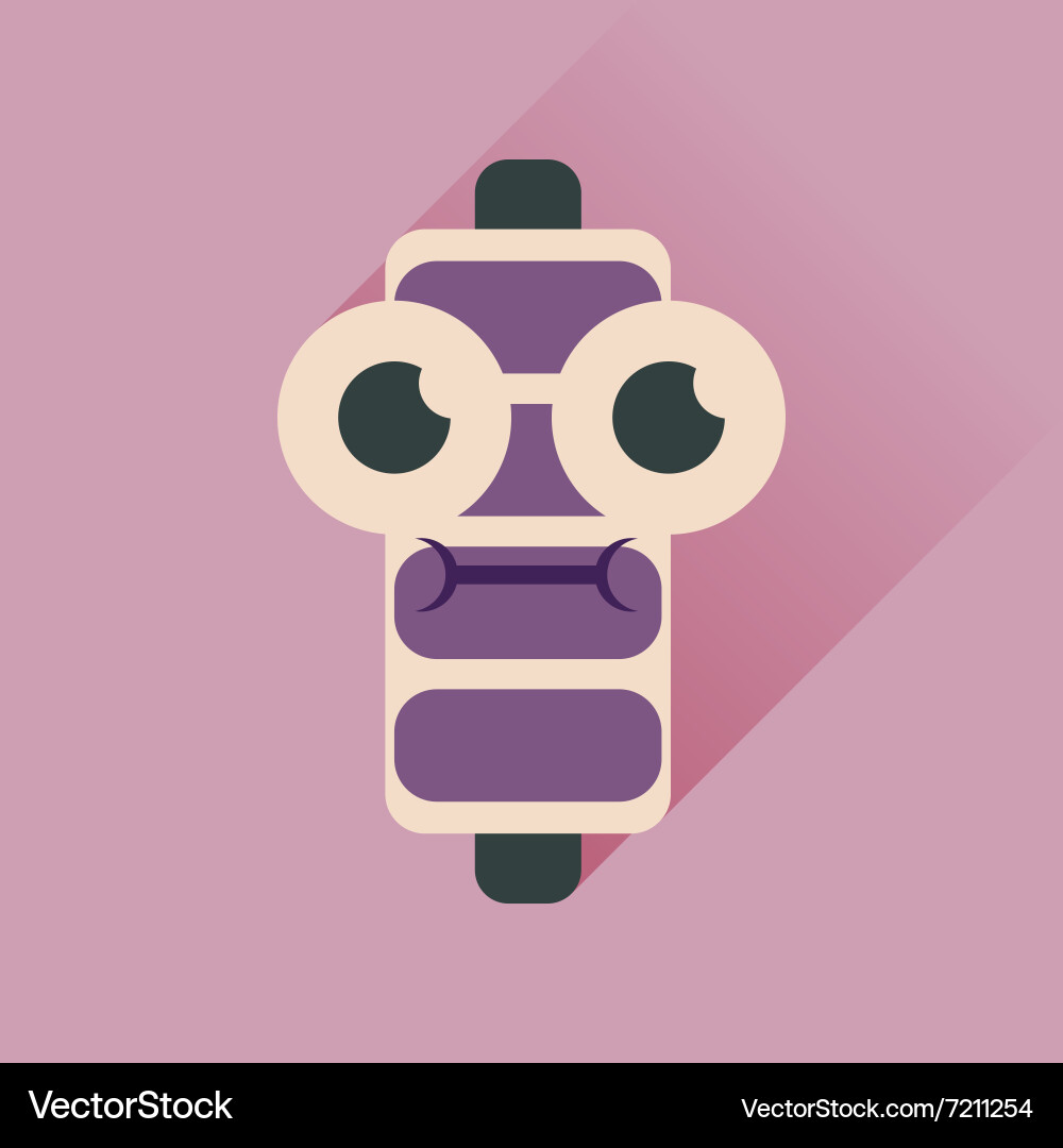 Flat web icon with long shadow battery charge Vector Image