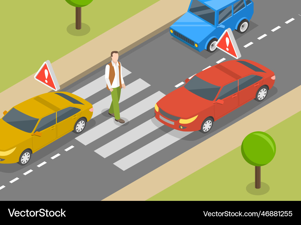 3d isometric flat conceptual Royalty Free Vector Image