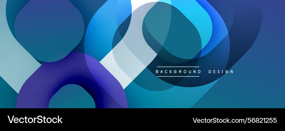 Abstract fluid shapes overlap creating dynamic Abstract fluid shapes overlap creating dynamic vector image