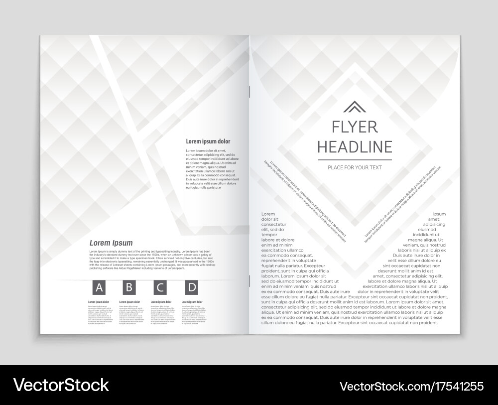 Abstract layout background set for art vector image