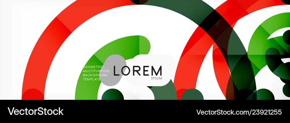 Circular lines design background Vector Image