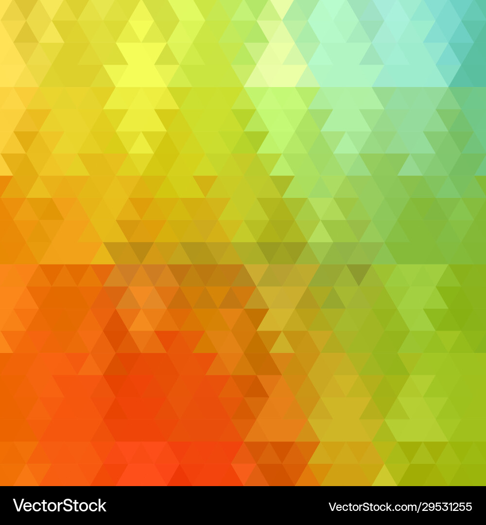 Colored triangular background polygonal style Vector Image