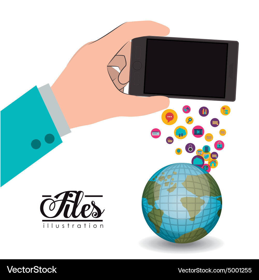 Files design vector image