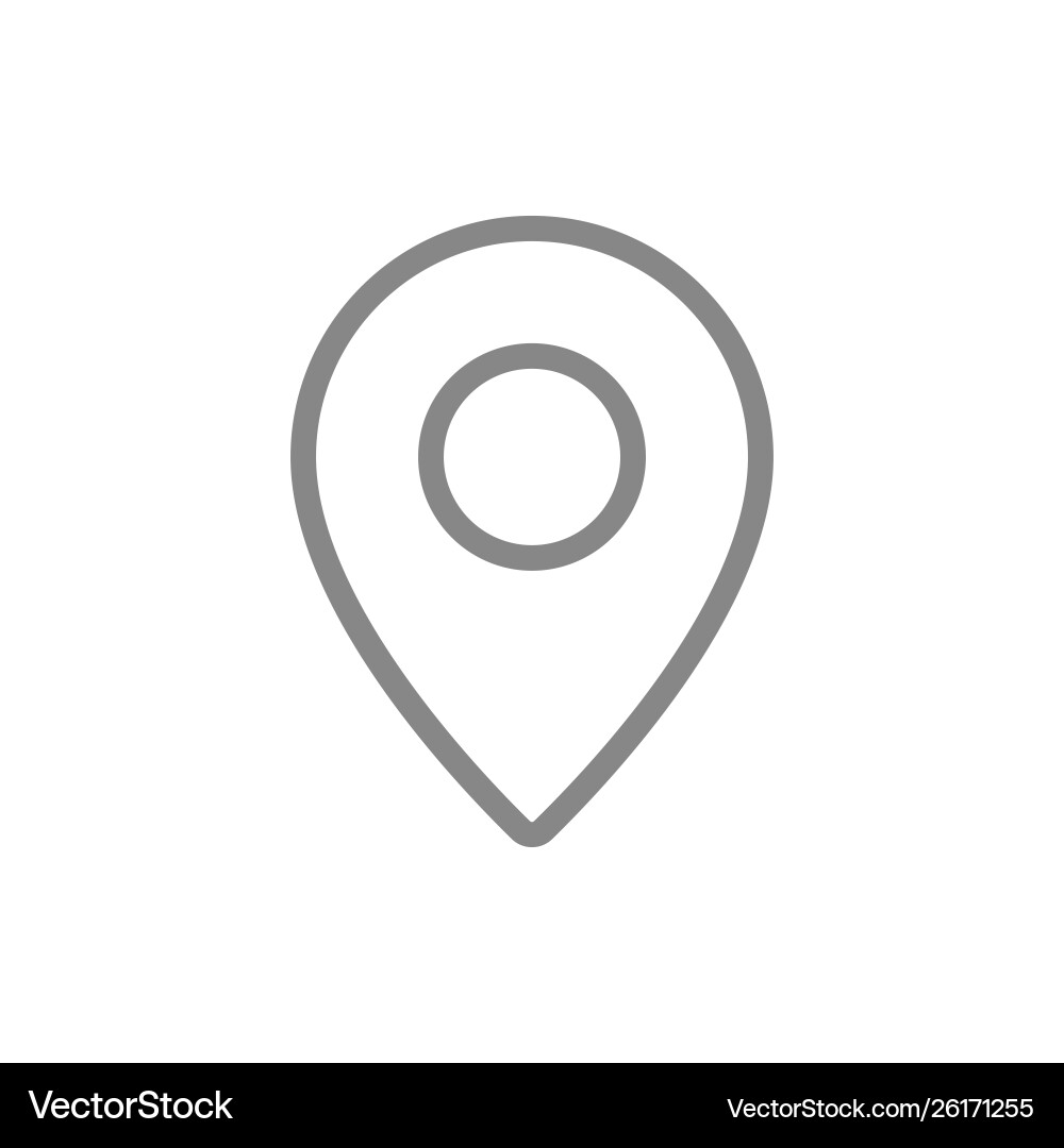 Location Pointer Icon - Map Marker vector image