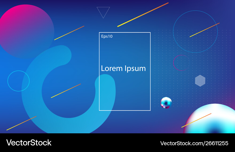 Minimal geometric with fluid design background Minimal geometric with fluid design background Vector Image