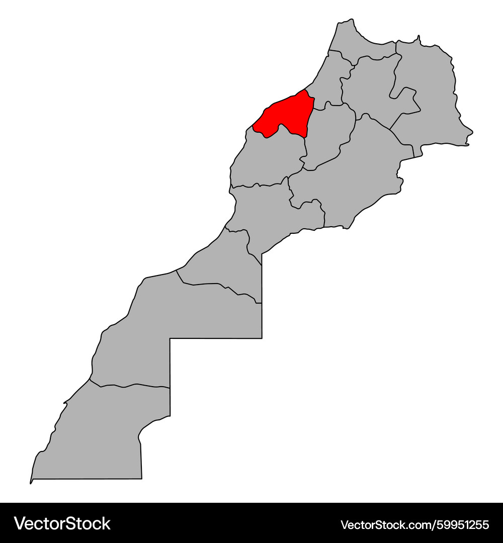 Morocco Map Symbol - Casablanca-Settat – Royalty-Free Vector | VectorStock, image size:1000x1080