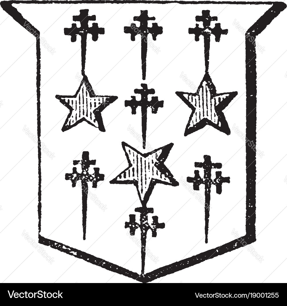 Mullets and cross crosslets are part Vector Image