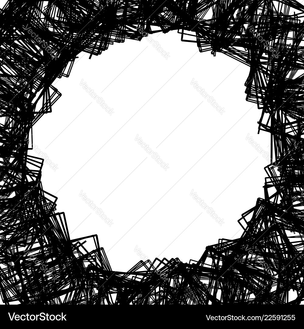 Random scattered shapes can be used as a frame Random scattered shapes can be used as a frame Vector Image
