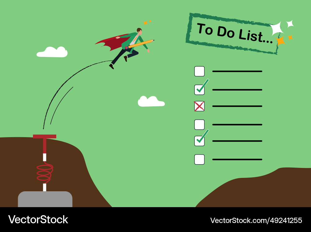 To do checklist tasks checkbox of project or list vector image