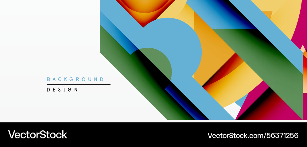 Abstract geometric shapes overlap creating Abstract geometric shapes overlap creating vector image