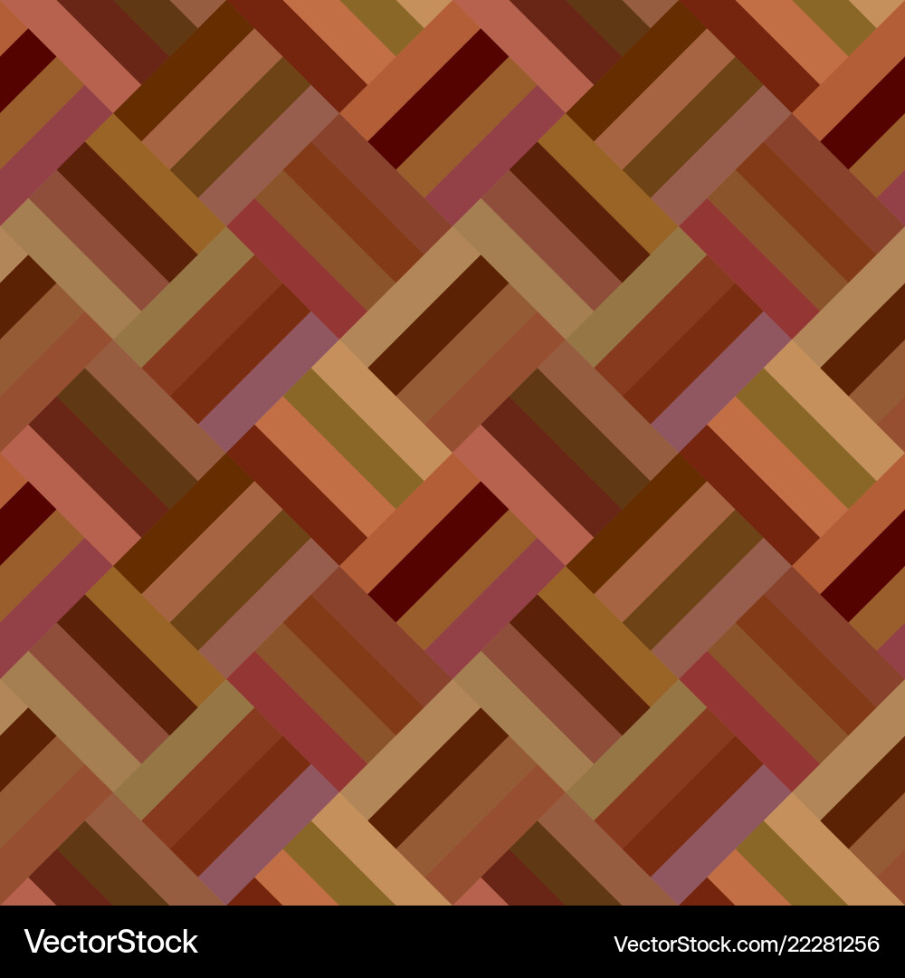 Brown repeating diagonal mosaic tile pattern Brown repeating diagonal mosaic tile pattern vector image
