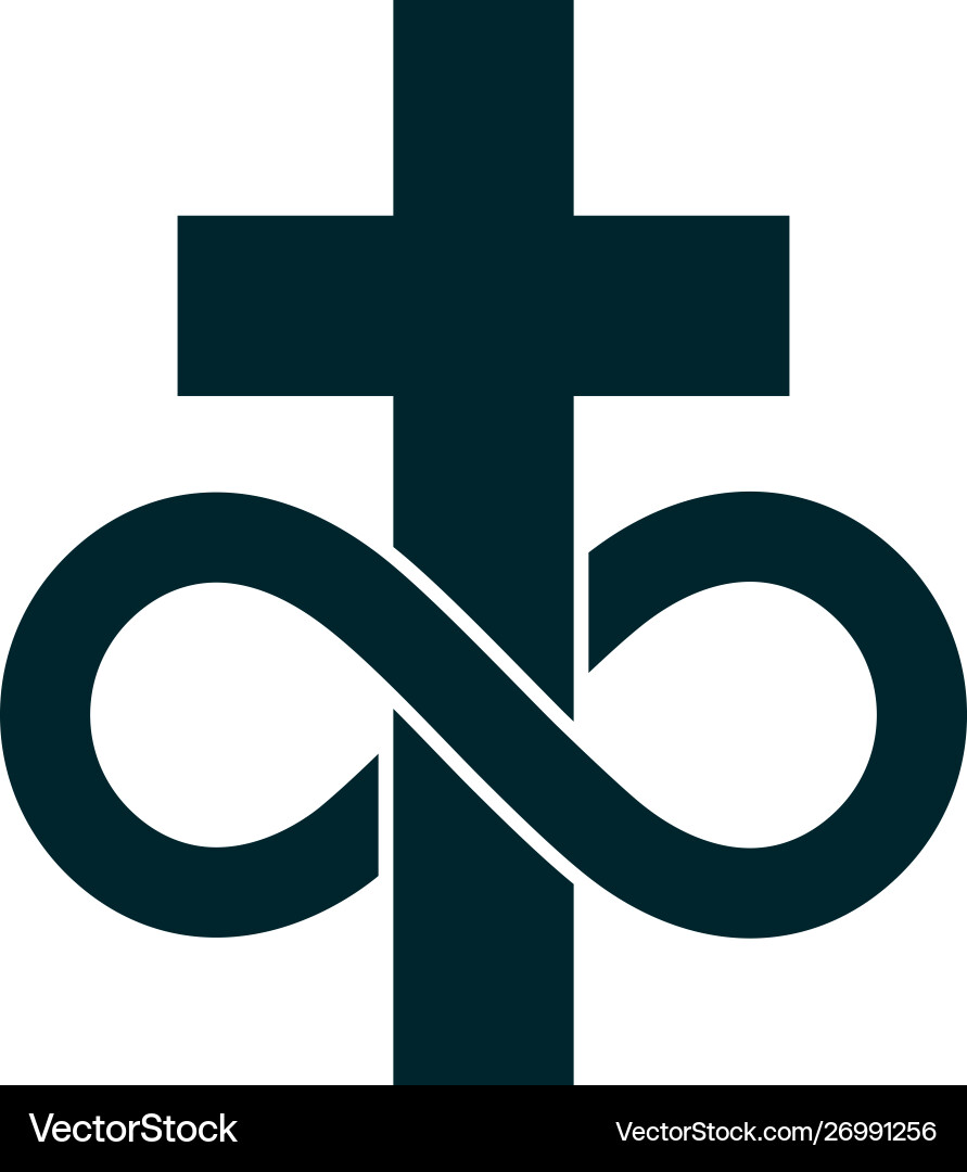 Immortal god conceptual symbol combined Immortal god conceptual symbol combined vector image
