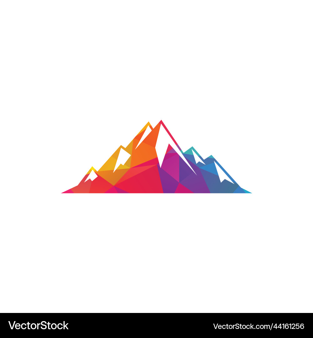 Mountain logo Royalty Free Vector Image - VectorStock