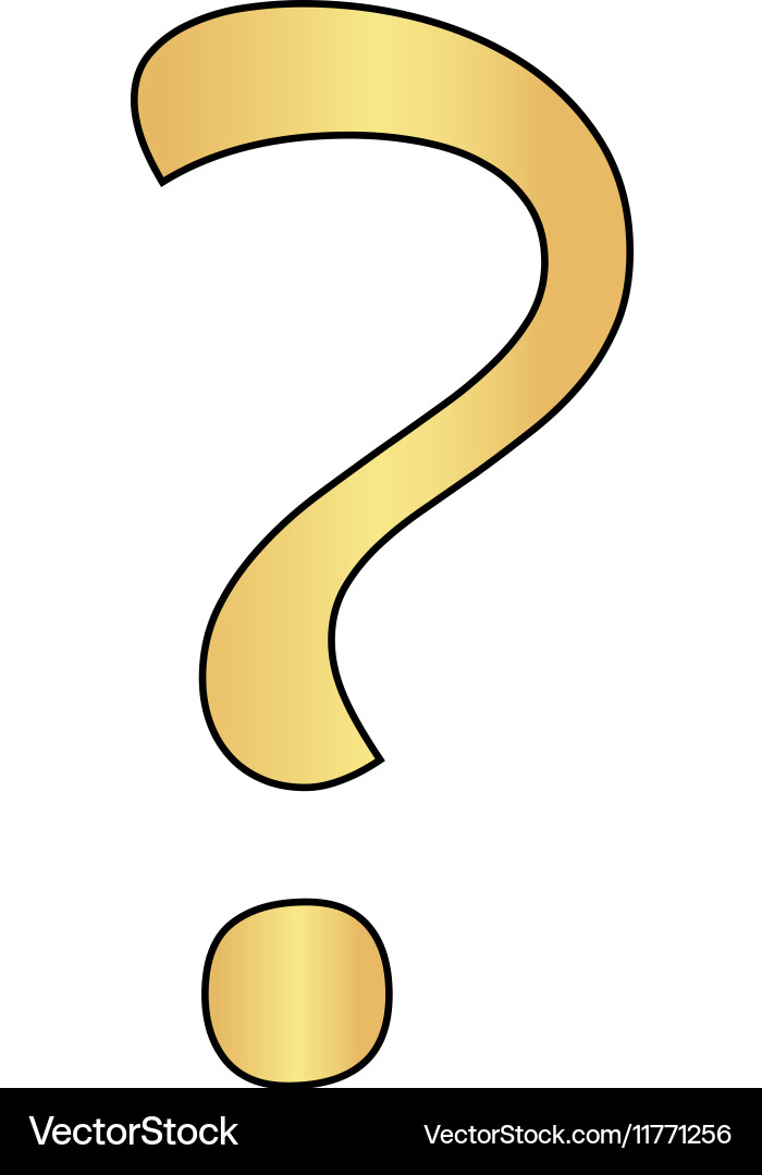 Question computer symbol Vector Image