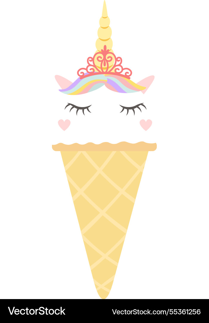 Whimsical featuring a sleeping vector image