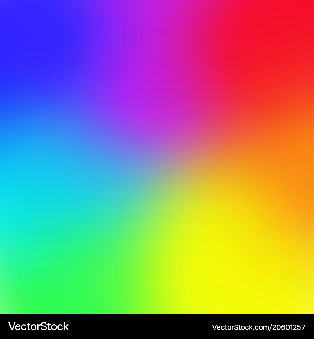 Rainbow Color Mesh Gradient Background vector image