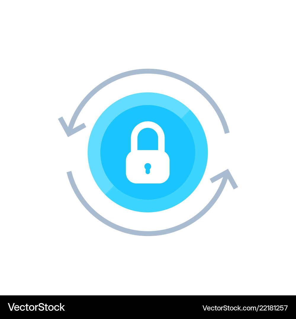 Secure Access Security Icon vector image