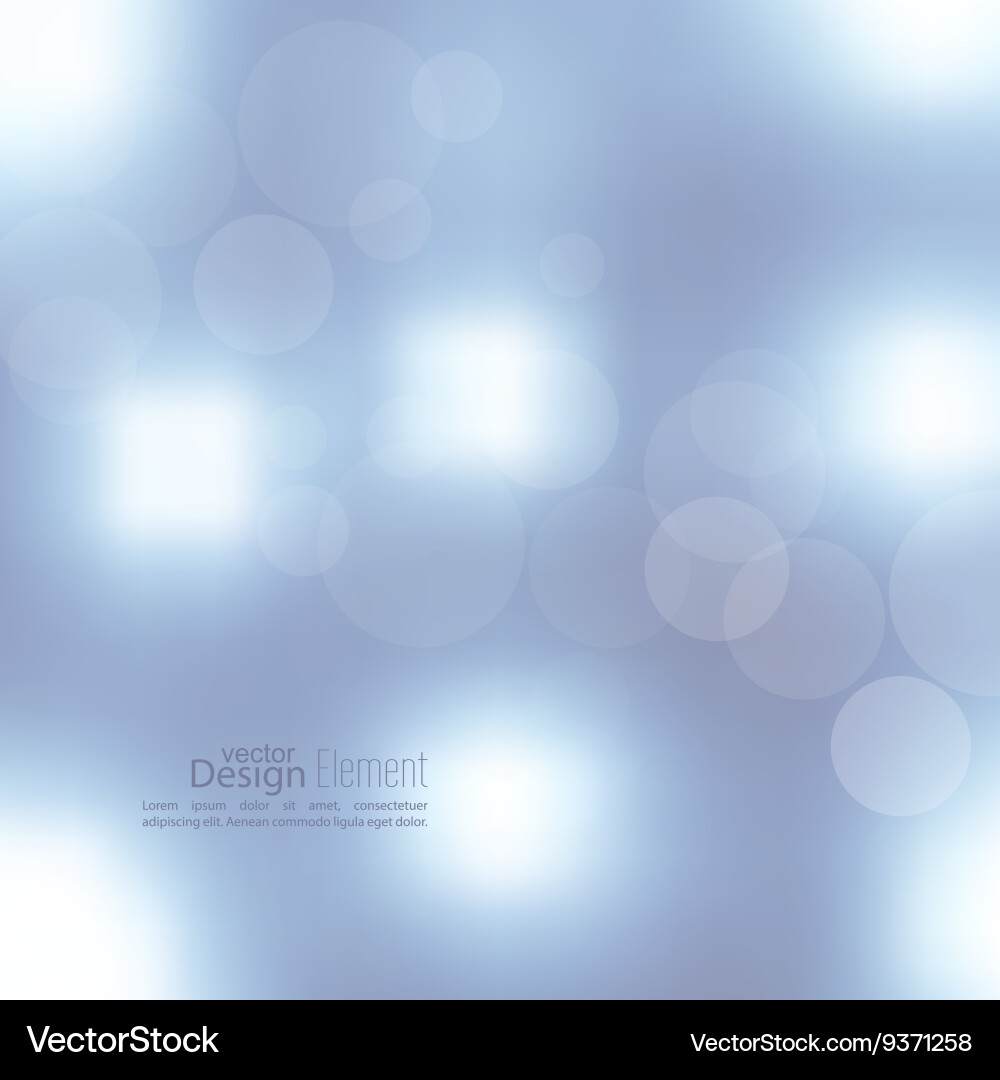Abstract background with bokeh vector image