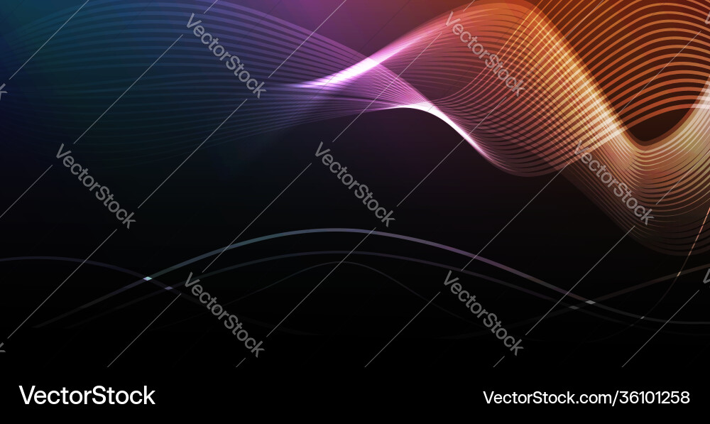 Abstract background with multicolored waves Abstract background with multicolored waves vector image