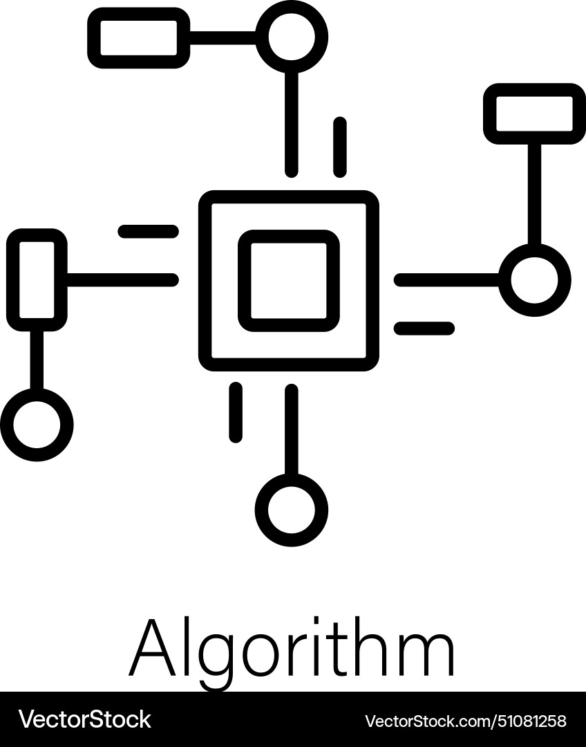 Algorithm Royalty Free Vector Image - VectorStock