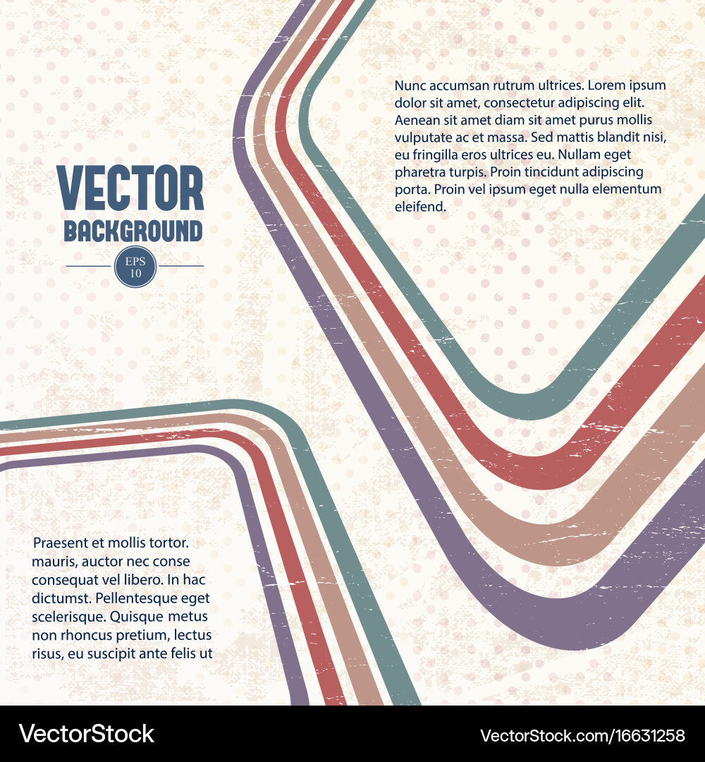 Dynamic Colored Line Background vector image