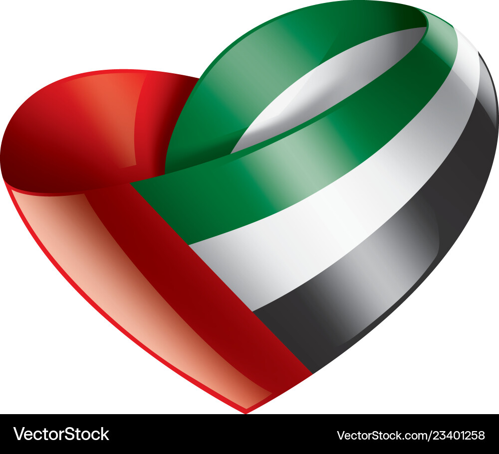 Flagge der Vereinigten Arabischen Emirate Flagge der Vereinigten Arabischen Emirate vektorbild
