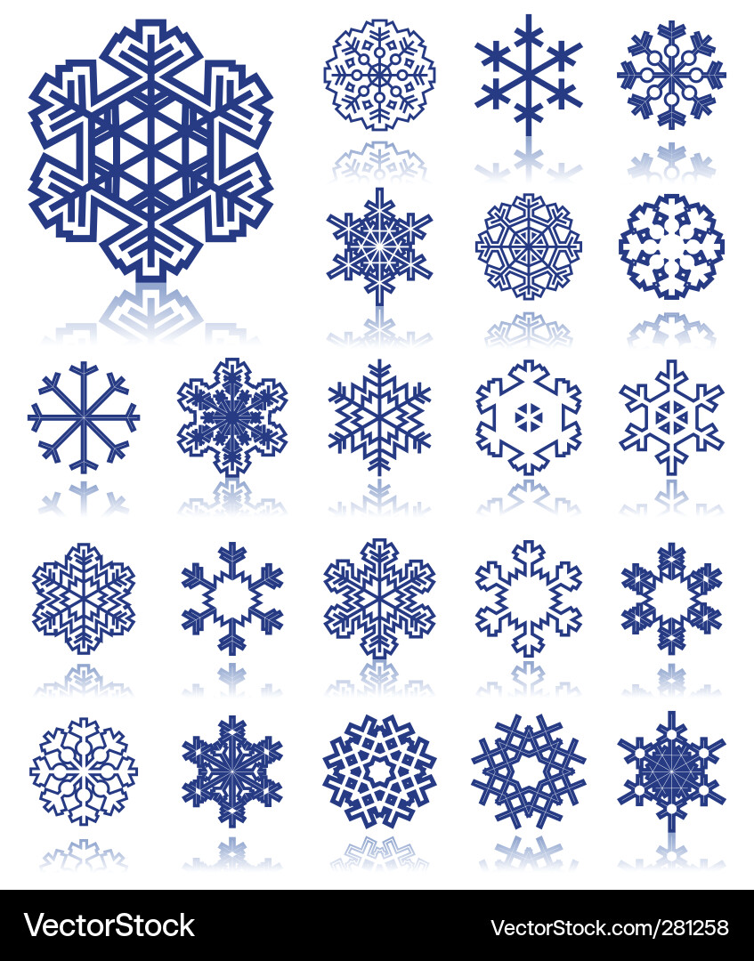 Snowflake Vector Image