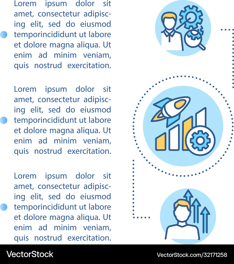 Startup project concept icon with text Startup project concept icon with text vector image
