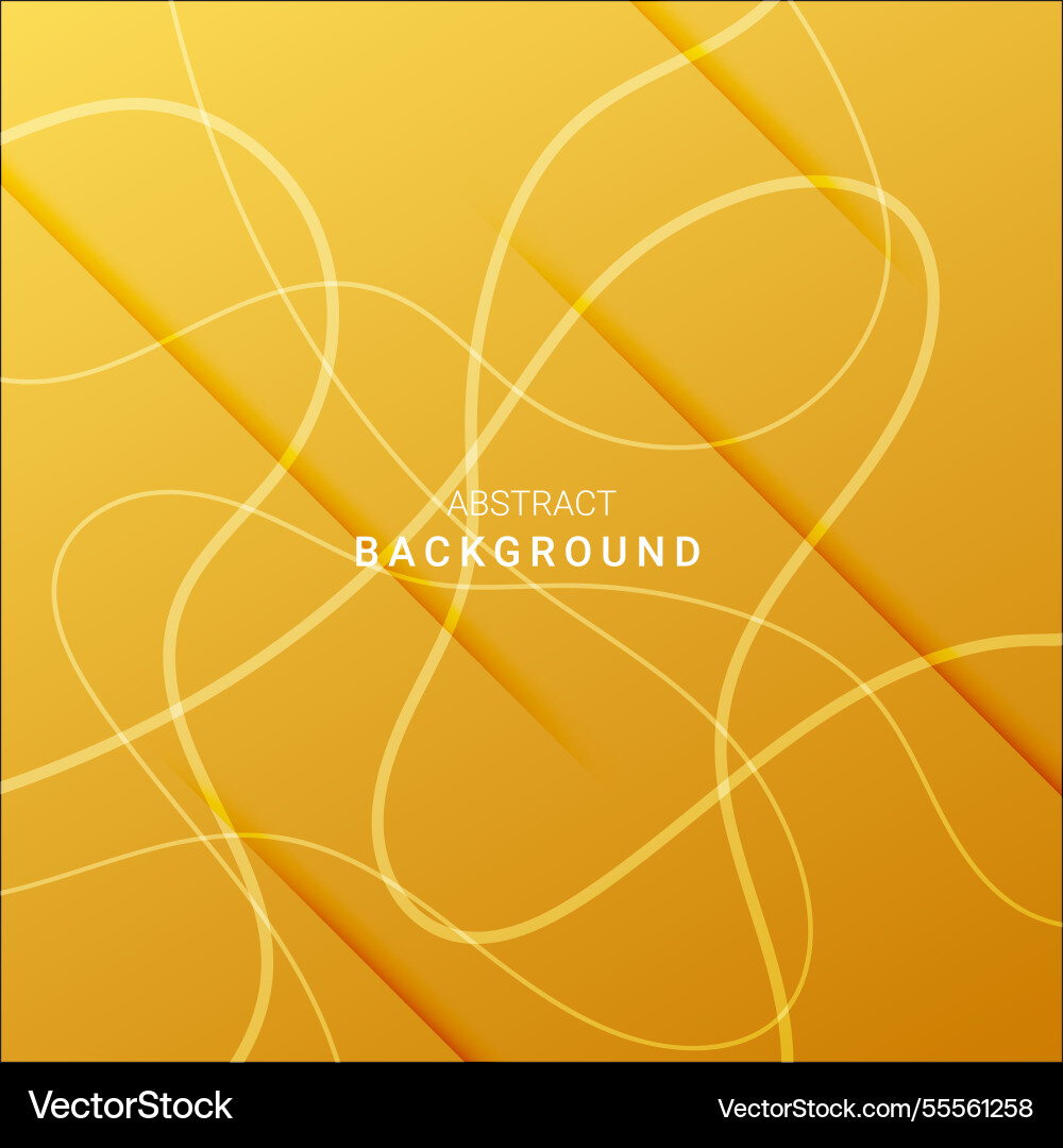 Yellow abstract background design with random Vector Image