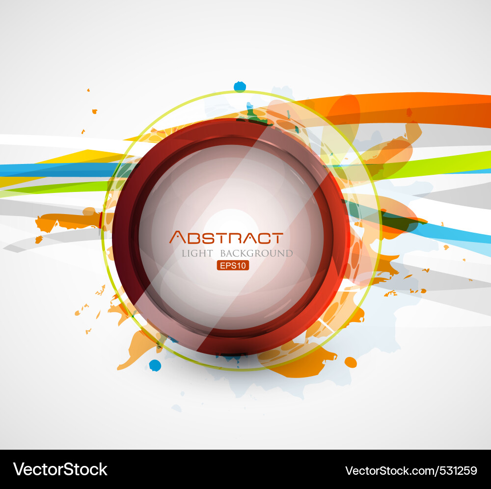 Abstract Color Splash Background vector image