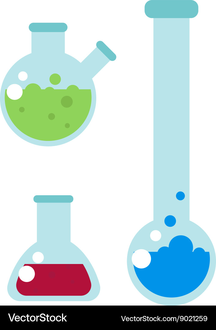 Lab flask Lab flask vector image
