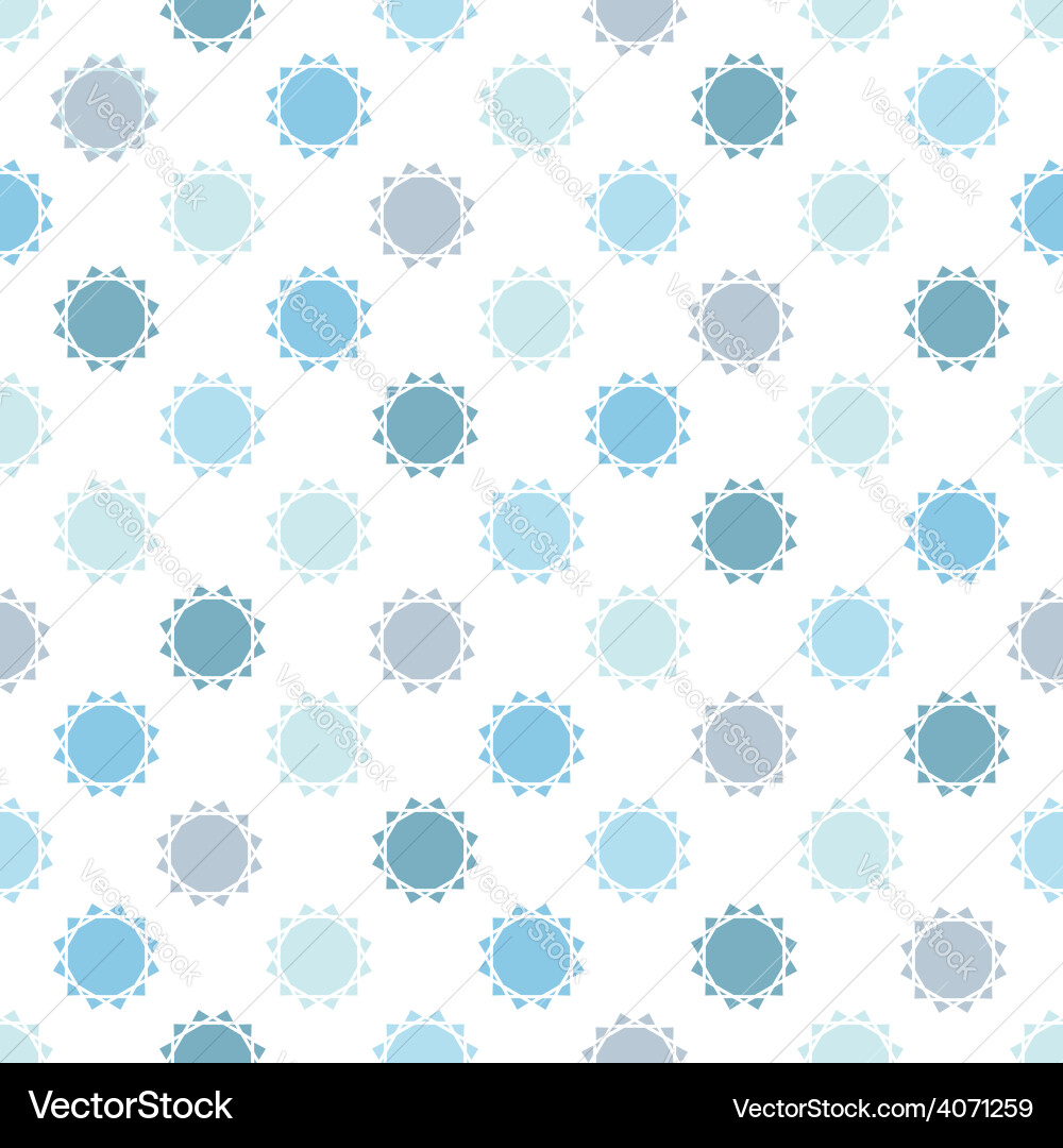 Seamless pattern of geometric elements Vector Image