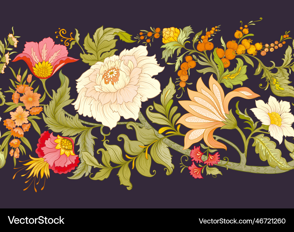Fantasy Blumen im Jugendstil Jahrgang alt Fantasy Blumen im Jugendstil Jahrgang alt vektorbild
