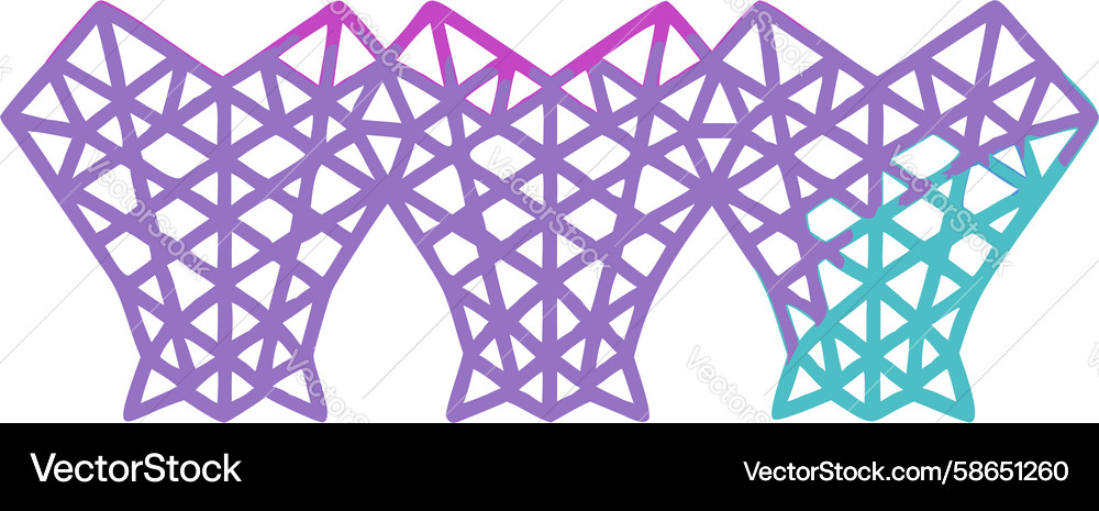 Intricate Network Pattern Vector Image
