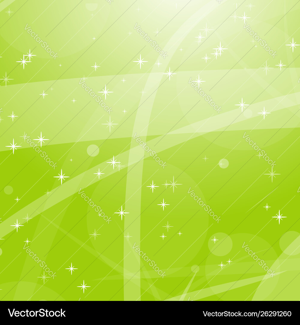 Light green abstract background with stars Light green abstract background with stars vector image