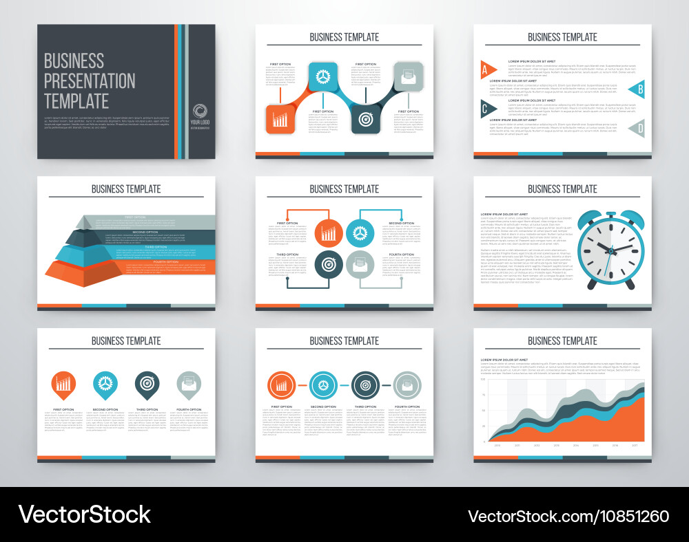 Set of infographic elements Vector Image