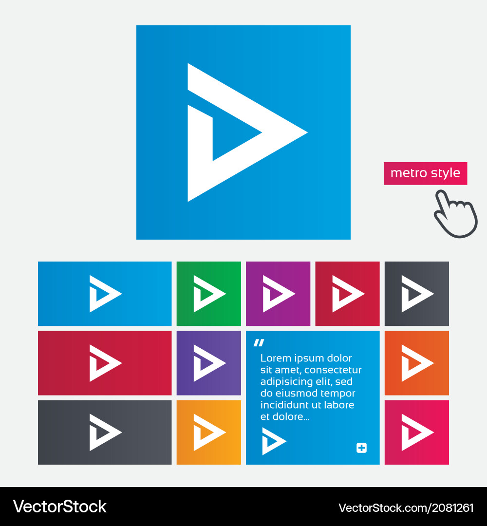 Arrow sign icon next button navigation symbol Vector Image